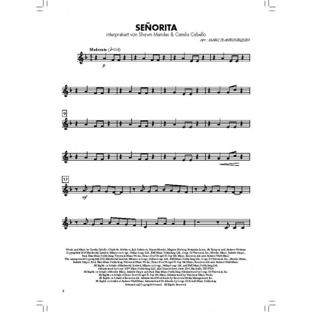 Bl&auml;serKlasse Chart-Hits - Horn in F : Angesagte Popnummern f&uuml;r den gro&szlig;en Auftritt